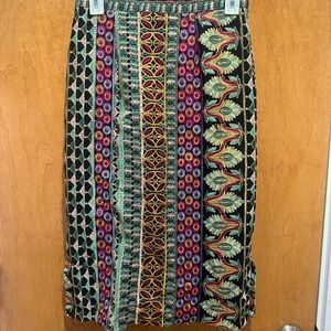 Colorful Midi Anthropology Skirt
